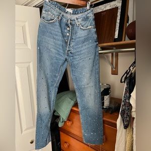 Zara Studded Jeans